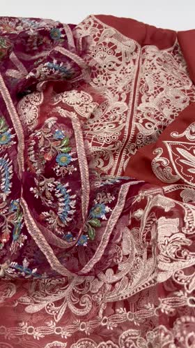 Rs 8150 Mushq linen Emb 3pc