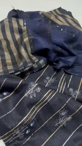 Rs 6250 Khobsorat by Nur Leather Emb 3pc fancy shawl