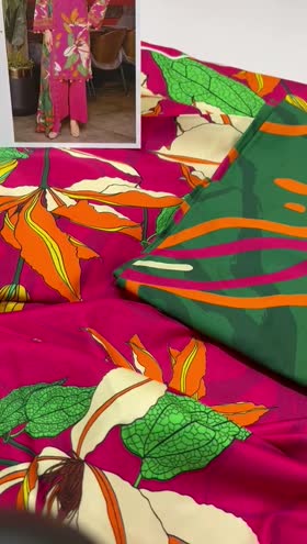 Rs 3650 Rainbow linen pritned 3pc self jacquard shawl[D 7]