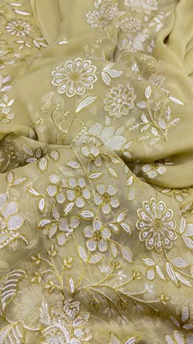 Rs 4750 Chiffon emb shirt duppata