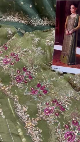Rs 22500 Charizma Dastan E jashan chiffon emb 4pc new launch [D10]