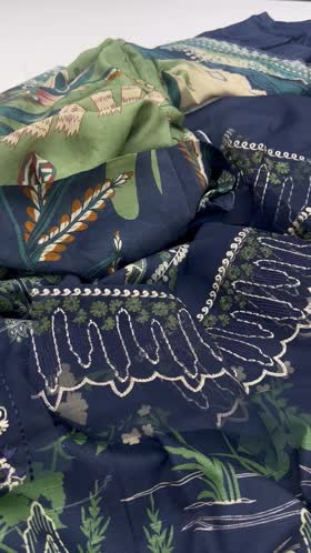 Rs 4300 Ramsha winter silk dupatta 3pc (RETAIL -5650] [E 201]