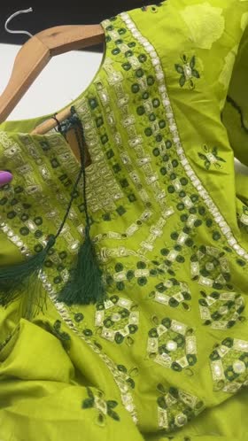 Rs 5950 cotton Emb stitched 3 p [CH 19 L42] SMALL